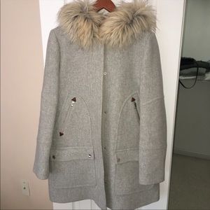 J.Crew Stadium Cloth Coat-Nello Gori
